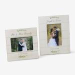 Personalized Wedding Shiplap Picture Frame, 5x7