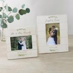 Personalized Wedding Shiplap Picture Frame, 5x7