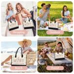 Floral Canvas Tote Bag for Mom’s Special Day
