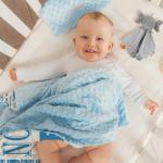 Personalized Airplane Blanket for Kids, Custom Name Patchwork Blankets, Soft Plush Aircrafts Plaid Flannel Blanket with Double Layer Dotted Backing, Gifts for Boys Girls Baby Color14