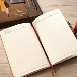 Personalized Leather Journal for Grad Women