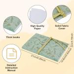 WEBEEDY Bookbinding Kit Complete Book Making Kit DIY Journal Set Vintage Writing Journal Notebook Journal Kit for Work,Note Taking,Travel, Business,Personal Diary,8 X 6 (A5) inches