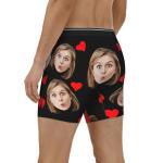 Custom Boxers Underwear With Funny Face Photo Briefs It for Man Husband Dad Boyfriend Novelty Personalized Underwear Shorts Valentine's Day Birthday Christmas Gifts-M-Black-01