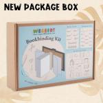 WEBEEDY Bookbinding Kit Complete Book Making Kit DIY Journal Set Vintage Writing Journal Notebook Journal Kit for Work,Note Taking,Travel, Business,Personal Diary,8 X 6 (A5) inches