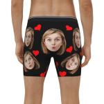 Custom Boxers Underwear With Funny Face Photo Briefs It for Man Husband Dad Boyfriend Novelty Personalized Underwear Shorts Valentine's Day Birthday Christmas Gifts-M-Black-01
