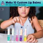 PURPLE LADYBUG DIY Lip Balm Making Kit - STEM Gifts for 10 Year Old Girl & Great 9 Year Old Girl Birthday Gifts - Science Kits for Kids Age 8-12, Make Your Own 10 Experiment Lip Balm with 3 Flavors