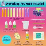 PURPLE LADYBUG DIY Lip Balm Making Kit - STEM Gifts for 10 Year Old Girl & Great 9 Year Old Girl Birthday Gifts - Science Kits for Kids Age 8-12, Make Your Own 10 Experiment Lip Balm with 3 Flavors