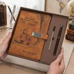 Personalized Leather Journal Set for Thoughtful Gifts