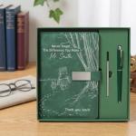 Personalized Leather Journal Set for Thoughtful Gifts