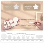 AOUXSEEM Sublimation Shoes Charm Blanks, 60 Sets Heat Transfer Supplies, Shoe Decorations for DIY Custom Clog Pins Kit, Gifts for Women, Girls, Boys, Men, Toddlers (Glitter)