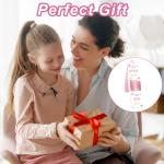 GLASSWINDS 24 Pcs Acrylic Bookmark Blanks Custom with 24 Pcs Cute Waterproof UV DTF Transfer Sticker, 24Pcs Tassels, Bookmark Making Kit Clear DIY Bookmarks, Back to School Gifts for Teacher Student