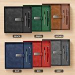 Pawfect House Gifts Personalized Birth Month Flower Notebook Set, Graduation Gifts For Besties, Sisters, BFF, Be Proud Of Who You Are, Leather Journal Birthday Gifts For Women, Teacher, Coworker