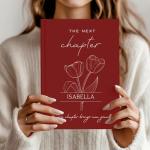 IZI POD Personalized Birth Flower Journal, Personalized College Graduate Gift: The Next Chapter Journal, A5 Hardcover Lined Notebook for Writing, University Gift, Class of 2026 Keepsake