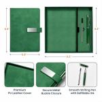 Pawfect House Gifts Personalized Birth Month Flower Notebook Set, Graduation Gifts For Besties, Sisters, BFF, Be Proud Of Who You Are, Leather Journal Birthday Gifts For Women, Teacher, Coworker