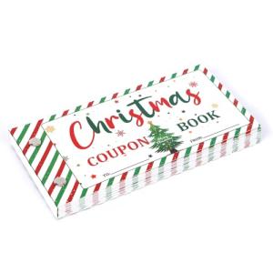 JULEASEL Fun Christmas Coupon Book for Family- Unique Family Xmas Activities Coupons, 20 Xmas Themed Coupons +10 Fillable Blank Cards, Fill In Your Merry Christmas Coupon Ideas