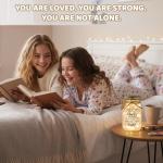 SOLMAY Friendship Gifts for Women, Mothers Day Gifts for Friends, Unique Best Friend Birthday Gift for Women, Sentimental Mason Star Jar, Bestie Birthday Gift Ideas