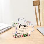 Engraved Acrylic Puzzle Piece for Moms and Grandmas
