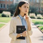 Custom Leather Notebook with Personalized Pens Set