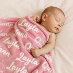Personalized Name Blankets for Kids and Babies
