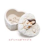 Hand-Painted Keepsake Box for Mom's Special Moments