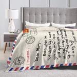 Custom Soft Throw Blanket for Mom's Special Days