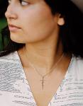 Cross Necklace Gift for Mom's Birthday or Mother's Day
