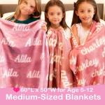 Personalized Name Blankets for Kids and Babies