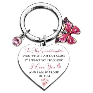 Special Keychain Gift for Granddaughter from Grandma