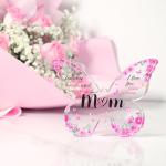 Engraved Butterfly Acrylic Plaque for Mom