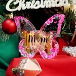 Engraved Butterfly Acrylic Plaque for Mom