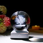 3D Engraved Tree of Life Crystal Ball Gift