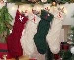 Custom Monogrammed Christmas Stocking for Family
