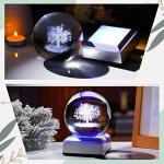3D Engraved Tree of Life Crystal Ball Gift