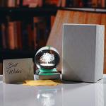 3D Engraved Tree of Life Crystal Ball Gift