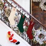 Custom Monogrammed Christmas Stocking for Family