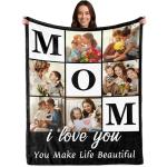 Personalized Photo Blanket for Mom's Special Occasions