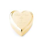 Personalized Heart Jewelry Keepsake Box for Confirmation