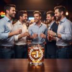 Personalized Initial Whiskey Glass - Gift for Him