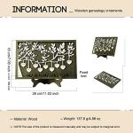 Personalized Wooden Family Tree Plaque for Mom