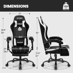 N-GEN GAMING Ergonomic Video Gaming Chair with Footrest