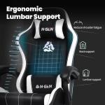 N-GEN GAMING Ergonomic Video Gaming Chair with Footrest
