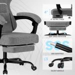 YAMOBO Ergonomic Gaming Chair with Footrest and Massage