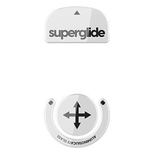 Superglide Glass Mouse Skates - Super Smooth Glide, Polished Round Edge, Super Fast Gaming Mouse Feet with Durable Sole for Logitech G Pro X Superlight1 (Type-S, White)
