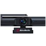 AVerMedia 4K webcam for PC, Gaming Camera for Streaming, Video Calls, Built-in Mic, Privacy Cover, for Teams, Google Meet, Zoom, OBS and more, for PC/Mac - PW513 Live Streamer CAM