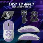 TALONGAMES Mouse Anti Slip Grip Tape Compatible with Logitech G PRO X2 SUPERSTRIKE, PRO X Superlight, Superlight 2, Gaming Mouse,Palm Sweat Absorption,Thin 0.5mm,Cut to Fit, Easy to Apply, Mouse Skin