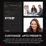 AVerMedia 4K webcam for PC, Gaming Camera for Streaming, Video Calls, Built-in Mic, Privacy Cover, for Teams, Google Meet, Zoom, OBS and more, for PC/Mac - PW513 Live Streamer CAM