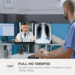 AVerMedia Live Streamer Cam 313 - Full HD 1080P Webcam with Privacy Shutter, Dual Microphone, 360 Degree Swivel for Video Conference - NDAA Compliant (PW313)