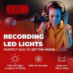 ON AIR Neon Signs, LED Studio Live Decorative Lights, Streaming Recording Sign, USB Connected, for Streamers Influencers Gamers Room Bar Club Home Party Decoration… (Red)