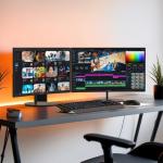 Kado Dual Monitor Setup - 2-Pack 27" Curved 1920x1080 Computer Monitor 1500R 75Hz VESA Mount HDMI Office Gaming Hybrid Built-in Speakers (C27X Dual Series)