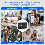 Capture Card Nintendo Switch, Video Capture Card, Game Capture Cards 4K 1080P 60FPS, HDMI to USB 3.0 Capture Cards for Streaming Work with PS4/PC/OBS/Camera